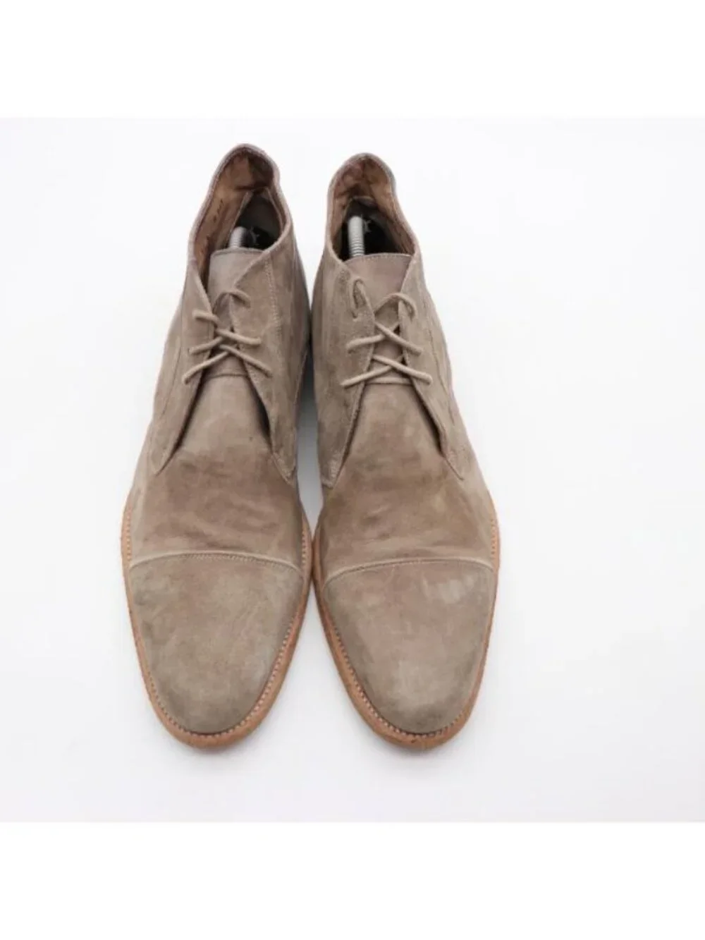 Cole Haan Chukka Shoes Tan Suede Men’s Size 11.5 M Casual Lace Up Made in Italy